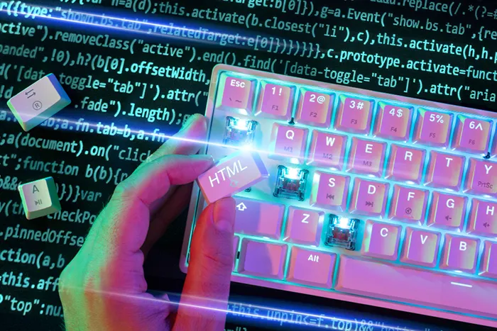 концептуальная картинка на тему HTML