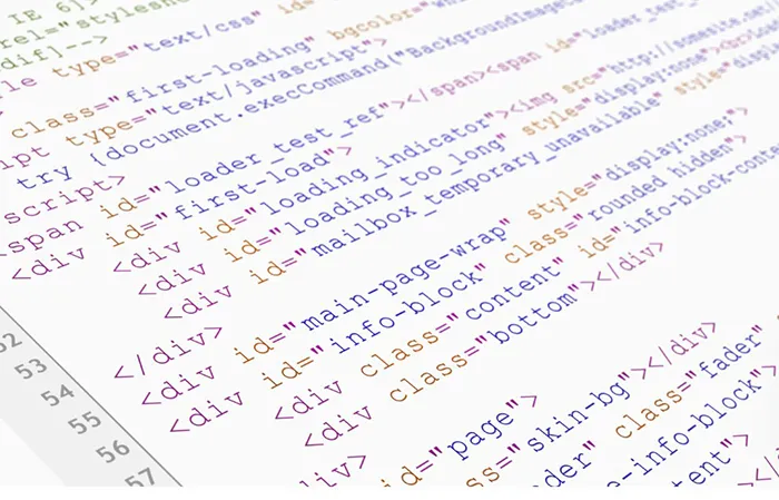 пример кода дивами HTML